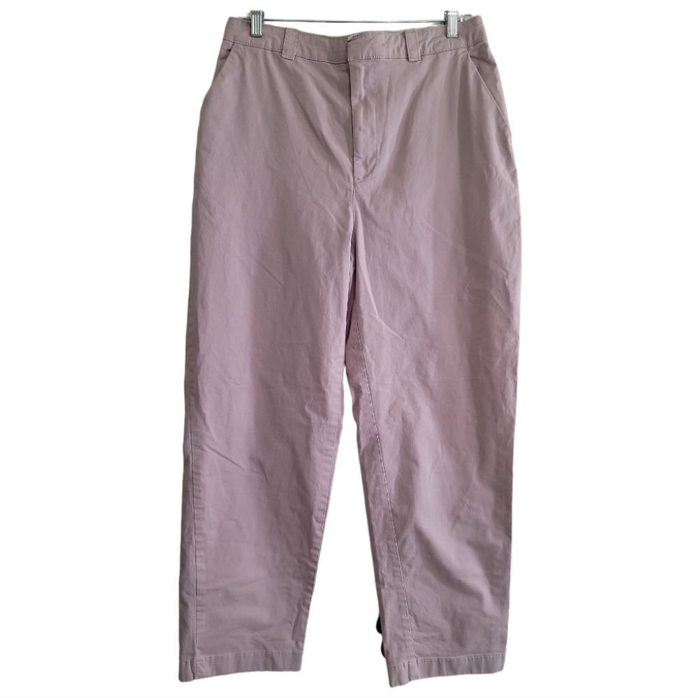 NWT Gap Mid-Rise Straight Up Khaki Pants in Lavender 10T Classic Fit